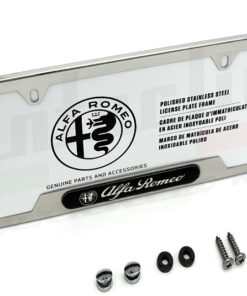 Alfa Logo License Plate Frame SS (AC133)