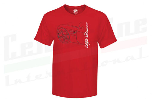 Alfa Romeo 8C T-Shirt Red L (AC333-L)