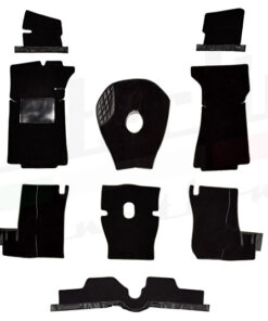 Carpet Set Black Spider 1971-77 (CS201B)