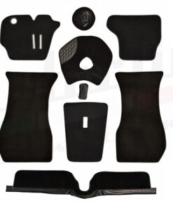 Carpet Set GTV Black 1965-68 (CS301B)