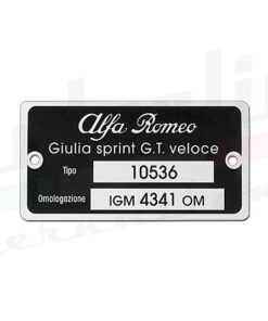 Data Plate Tipo 10536 (DP106)