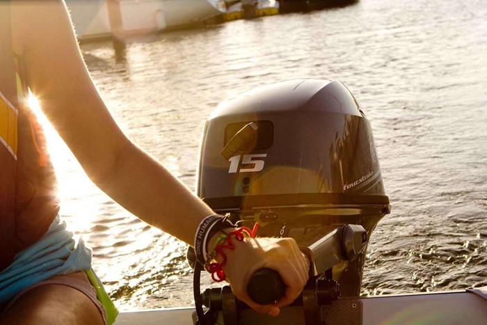 Yamaha F15 Tragbar – 20" Schaft, Leicht Gebraucht! Wenige Betriebsstunden, Baujahr 2022 - Image 3